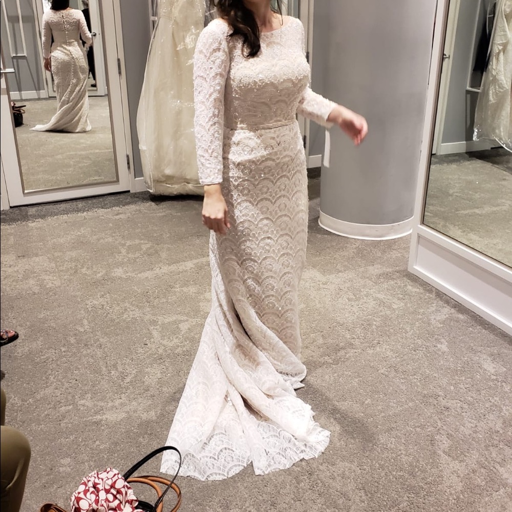 NWT! Oleg Cassini Wedding Dress & Cathedral Veil